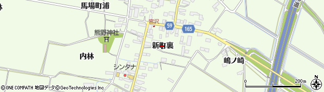 宮城県大崎市古川宮沢（新町裏）周辺の地図