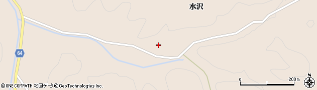 宮城県登米市津山町横山周辺の地図