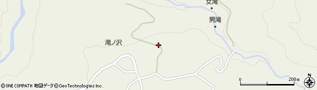 山形県最上郡大蔵村南山滝ノ沢周辺の地図