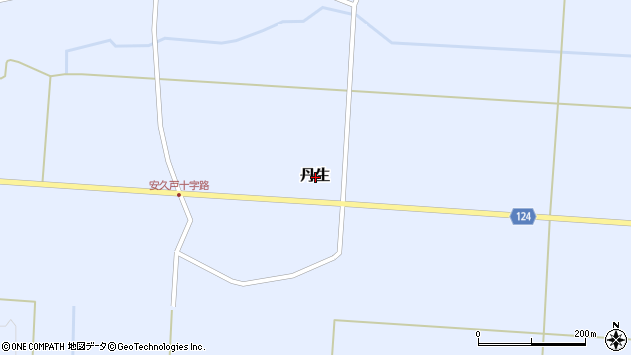 〒999-4213 山形県尾花沢市丹生の地図