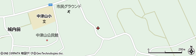 宮城県登米市米山町中津山新井堤下周辺の地図