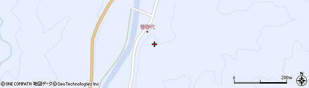 山形県鶴岡市菅野代（甲）周辺の地図