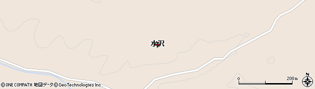 宮城県登米市津山町横山（水沢）周辺の地図