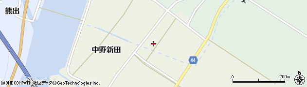 山形県鶴岡市中野新田居村11周辺の地図