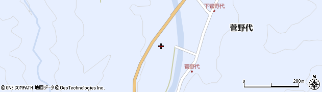 山形県鶴岡市菅野代壬周辺の地図