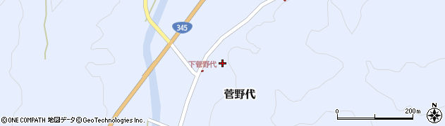 山形県鶴岡市菅野代丁周辺の地図