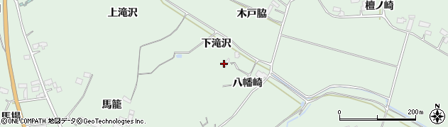 宮城県大崎市古川小野（下滝沢）周辺の地図