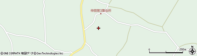 宮城県大崎市田尻蕪栗伸萠西周辺の地図
