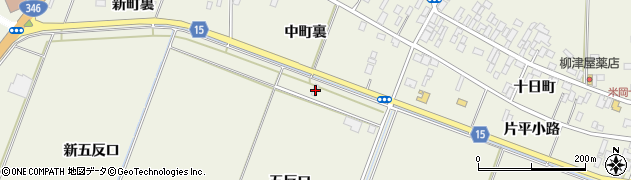 宮城県登米市米山町西野新五反口117周辺の地図