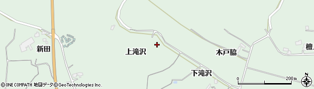 宮城県大崎市古川小野（新滝沢）周辺の地図