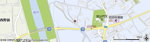宮城県登米市米山町桜岡江浪60周辺の地図