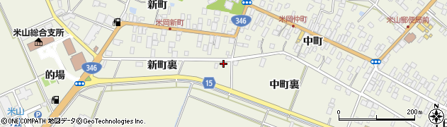 宮城県登米市米山町西野新町裏216周辺の地図