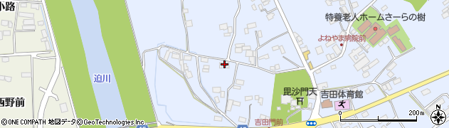 宮城県登米市米山町桜岡江浪64周辺の地図