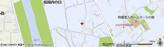 宮城県登米市米山町桜岡江浪67周辺の地図