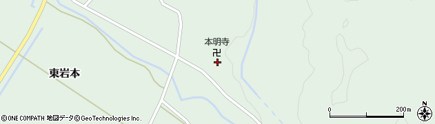 山形県鶴岡市東岩本内野周辺の地図