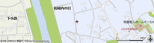 宮城県登米市米山町桜岡江浪119周辺の地図