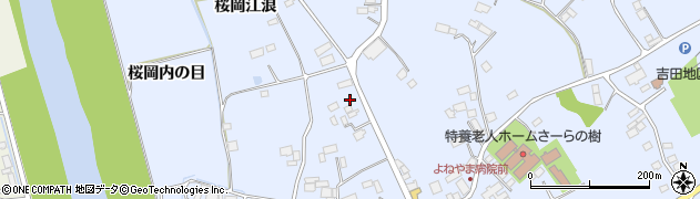 宮城県登米市米山町桜岡江浪27周辺の地図