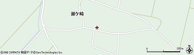宮城県登米市米山町中津山瀬ケ崎周辺の地図