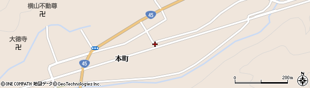 陸前横山駅周辺の地図
