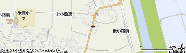 宮城県登米市米山町西野（後小路前）周辺の地図