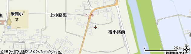 宮城県登米市米山町西野後小路前21周辺の地図
