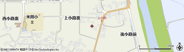 宮城県登米市米山町西野上小路裏105周辺の地図