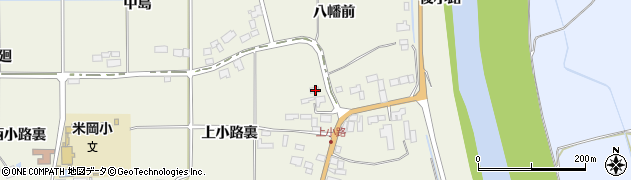 宮城県登米市米山町西野上小路裏111周辺の地図