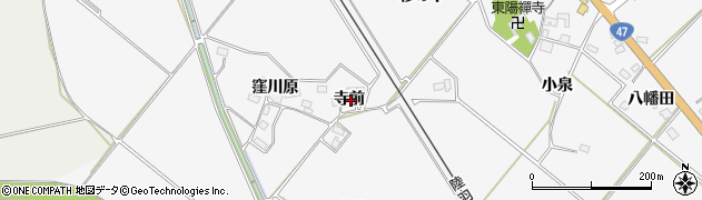 宮城県大崎市岩出山下野目寺前周辺の地図