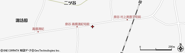宮城県栗原市瀬峰泉谷6周辺の地図