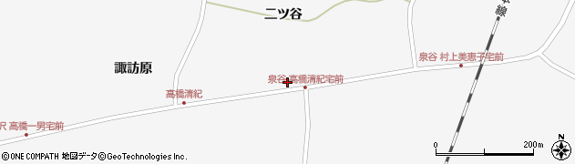 宮城県栗原市瀬峰泉谷19周辺の地図