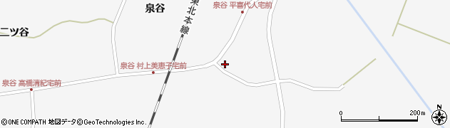 宮城県栗原市瀬峰泉谷30周辺の地図