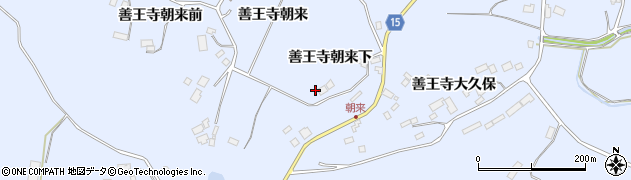 宮城県登米市米山町周辺の地図