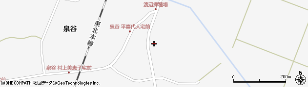宮城県栗原市瀬峰泉谷47周辺の地図