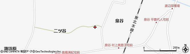 宮城県栗原市瀬峰泉谷99周辺の地図