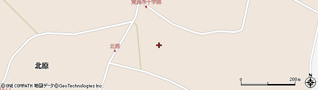 宮城県栗原市高清水覚満寺前周辺の地図