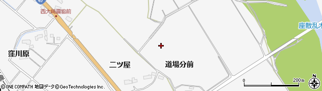 宮城県大崎市岩出山下野目（道場分前）周辺の地図