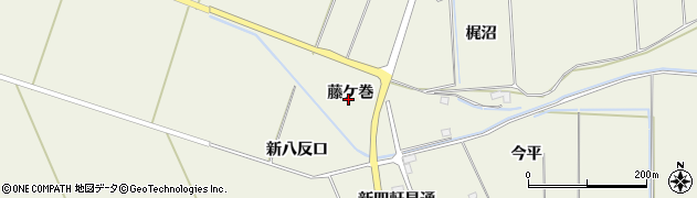 宮城県登米市米山町西野藤ケ巻周辺の地図