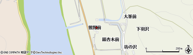 宮城県登米市登米町大字日根牛（熊野前）周辺の地図