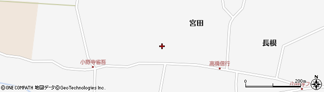宮城県栗原市瀬峰宮田58周辺の地図