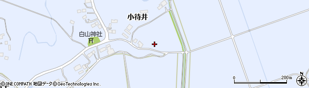 宮城県登米市米山町（小待井）周辺の地図