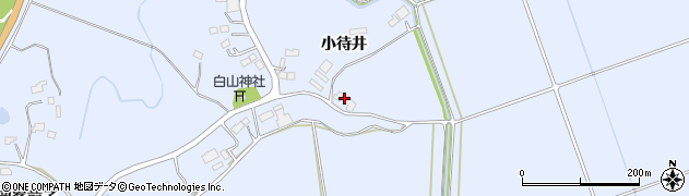 宮城県登米市米山町小待井35周辺の地図