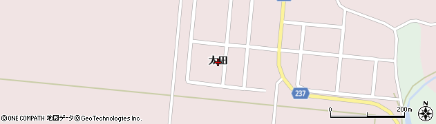 宮城県登米市南方町（太田）周辺の地図