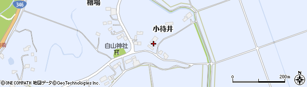 宮城県登米市米山町小待井26周辺の地図