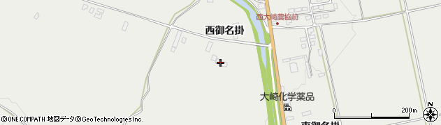 宮城県大崎市岩出山下金沢3周辺の地図