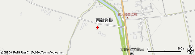 宮城県大崎市岩出山下金沢13周辺の地図