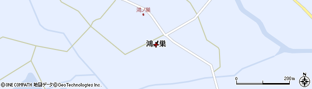 宮城県大崎市古川清水沢（鴻ノ巣）周辺の地図