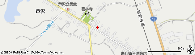 山形県尾花沢市芦沢122周辺の地図