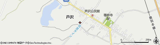 山形県尾花沢市芦沢166-9周辺の地図