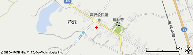 山形県尾花沢市芦沢162-1周辺の地図