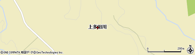 宮城県加美町（加美郡）上多田川周辺の地図
